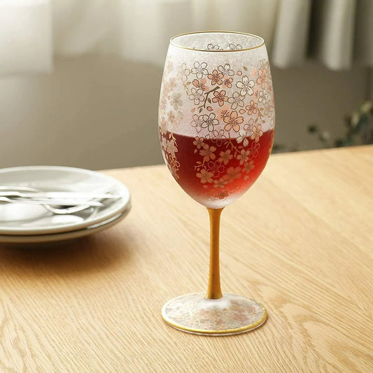 El Dorado Arabesque Gold Flute Sakura Glass Gift Box