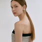 [ROMANCHIC] Stripe Crop Top