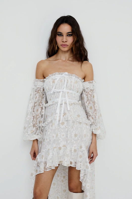 [For Love & Lemons] Lupita Hi-Low Dress