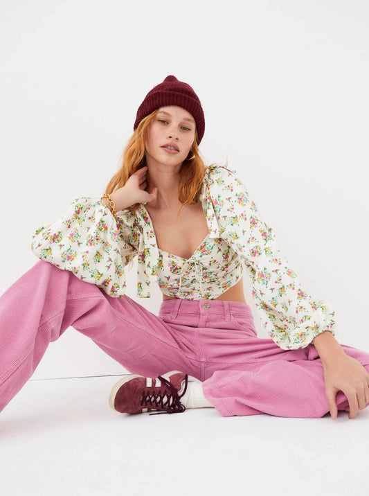 [For Love & Lemons] Tanya Crop Top