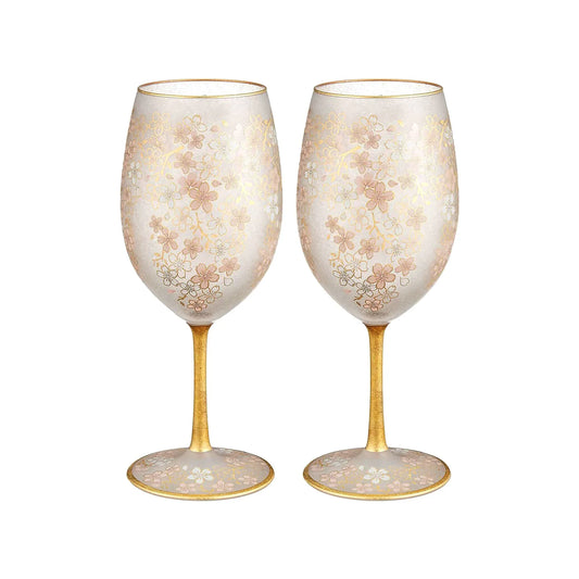 El Dorado Arabesque Gold Flute Sakura Glass Gift Box
