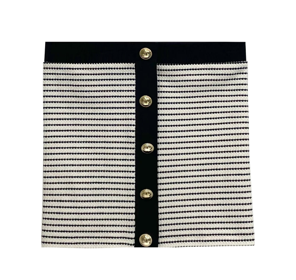 [ROMANCHIC] Stripe Crop Top