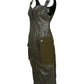 [Andersson Bell] Sadie Cracked Faux Leather Dress