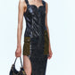 [Andersson Bell] Sadie Cracked Faux Leather Dress