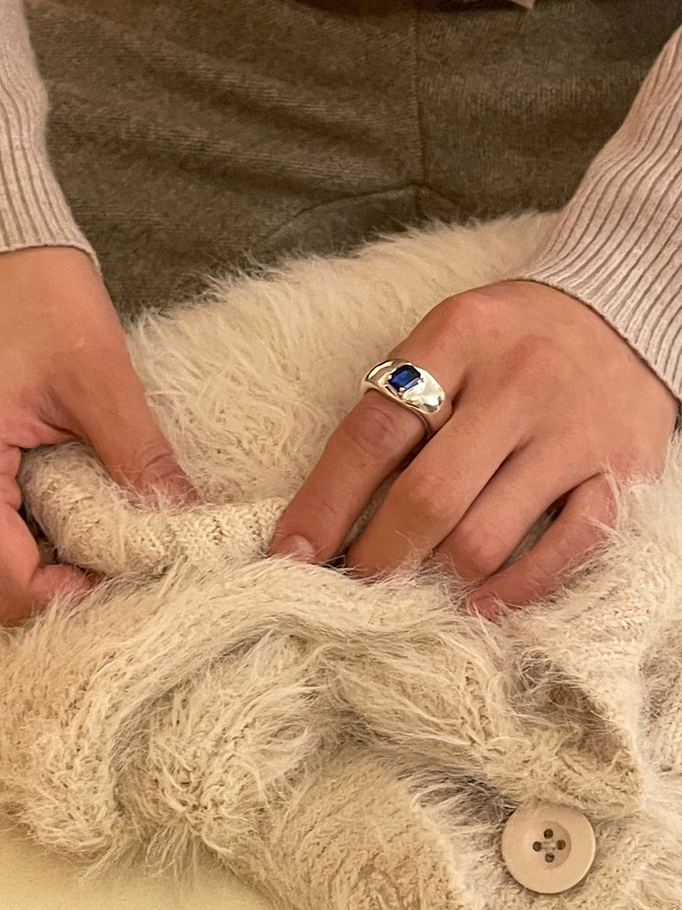 [YLYL] Tofu Ring Silver
