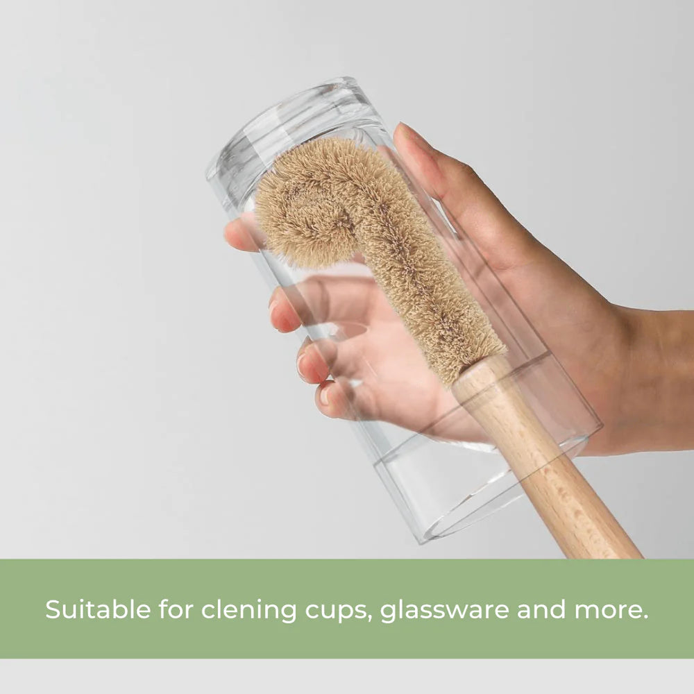 [Us and the Earth] Natural Fibre Cleaning Bottle Brush