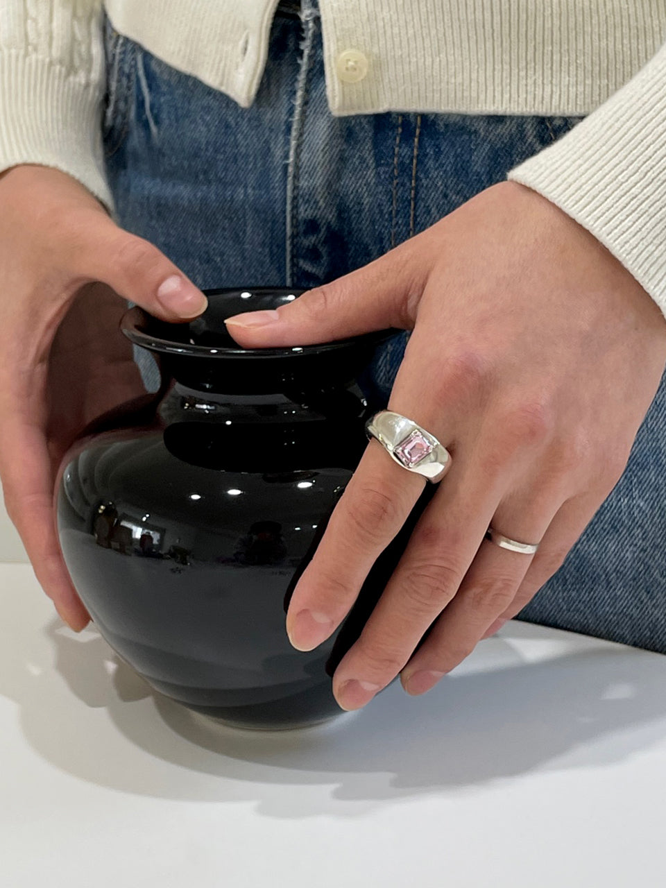[YLYL] Tofu Ring Silver