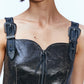 [Andersson Bell] Sadie Cracked Faux Leather Dress