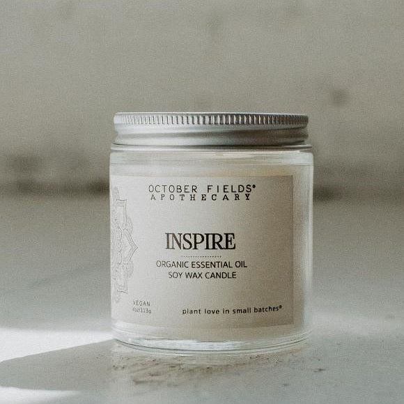 [October Fields] 'Inspire' Essential Oil Candle