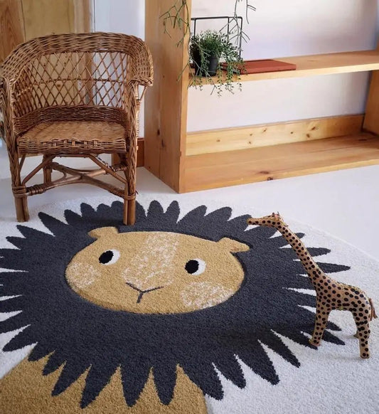 [NATTIOT] Jaggo Children's Rug - Little Lion